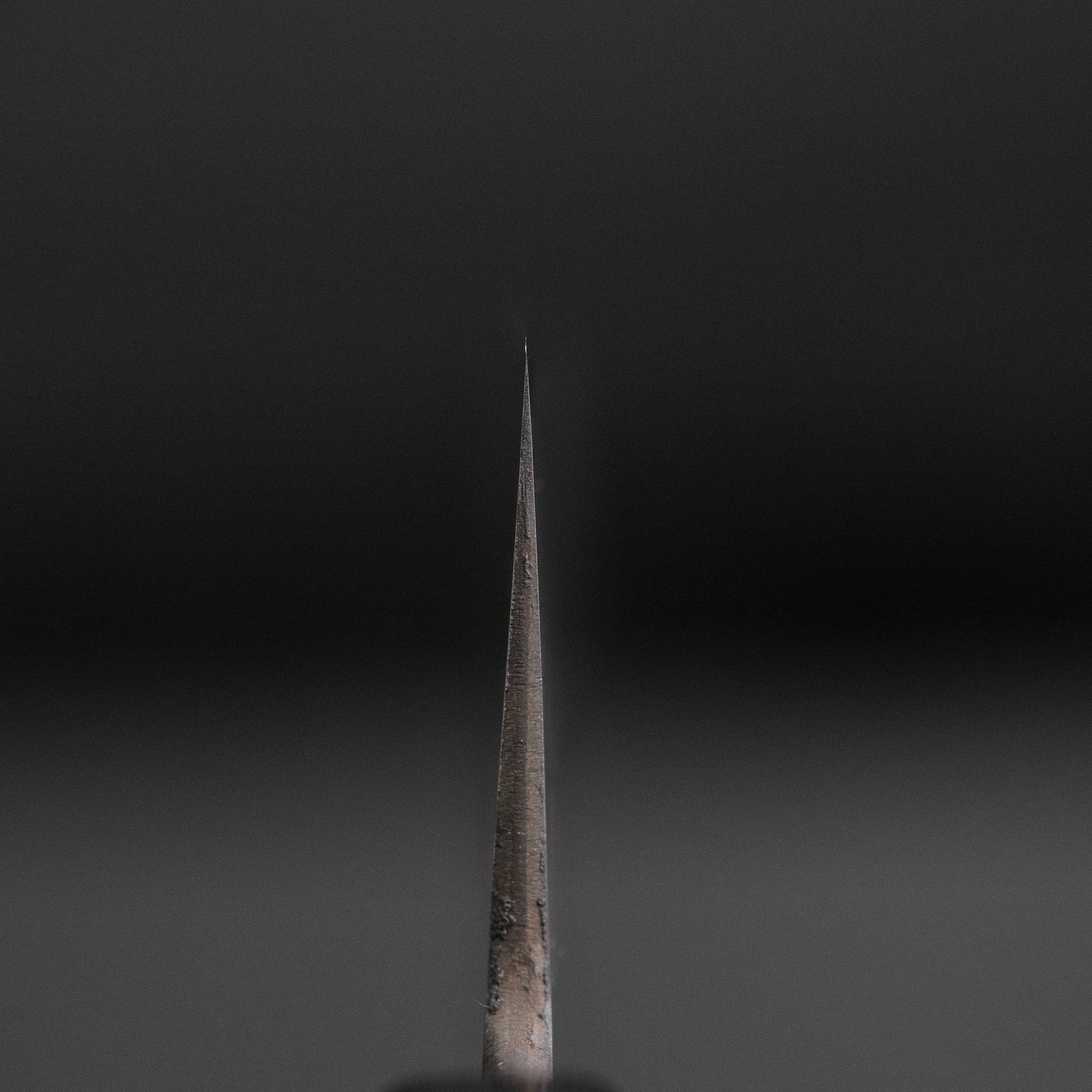 Mutsumi Hinoura Blue Super Kurouchi Tsuchime Gyuto 240mm Ebony Handle [B]