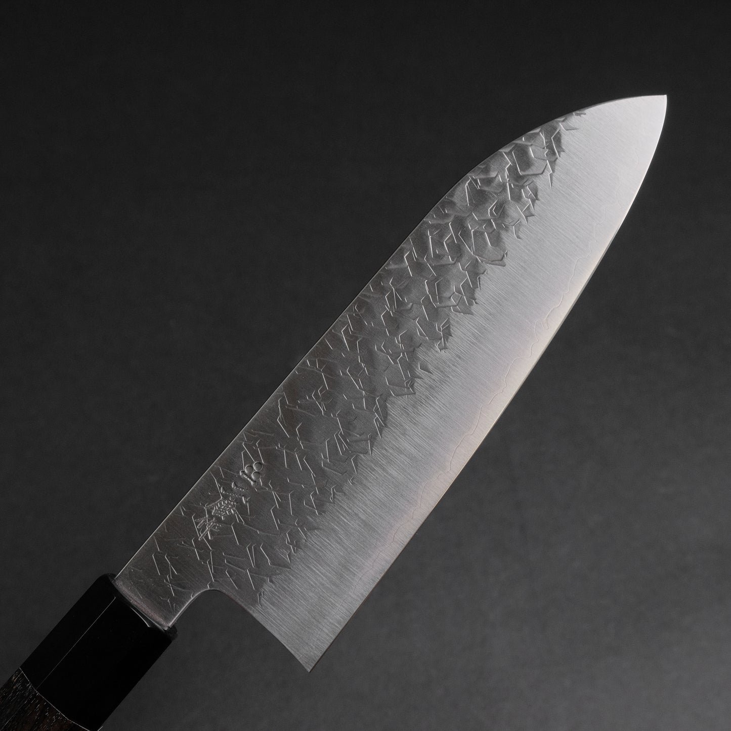 Nigara Blue Super Santoku 180mm Ebony Handle