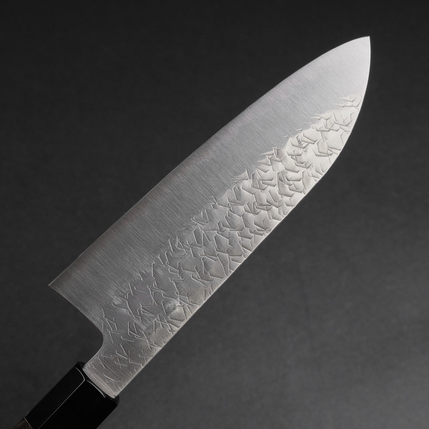 Nigara Blue Super Santoku 180mm Ebony Handle