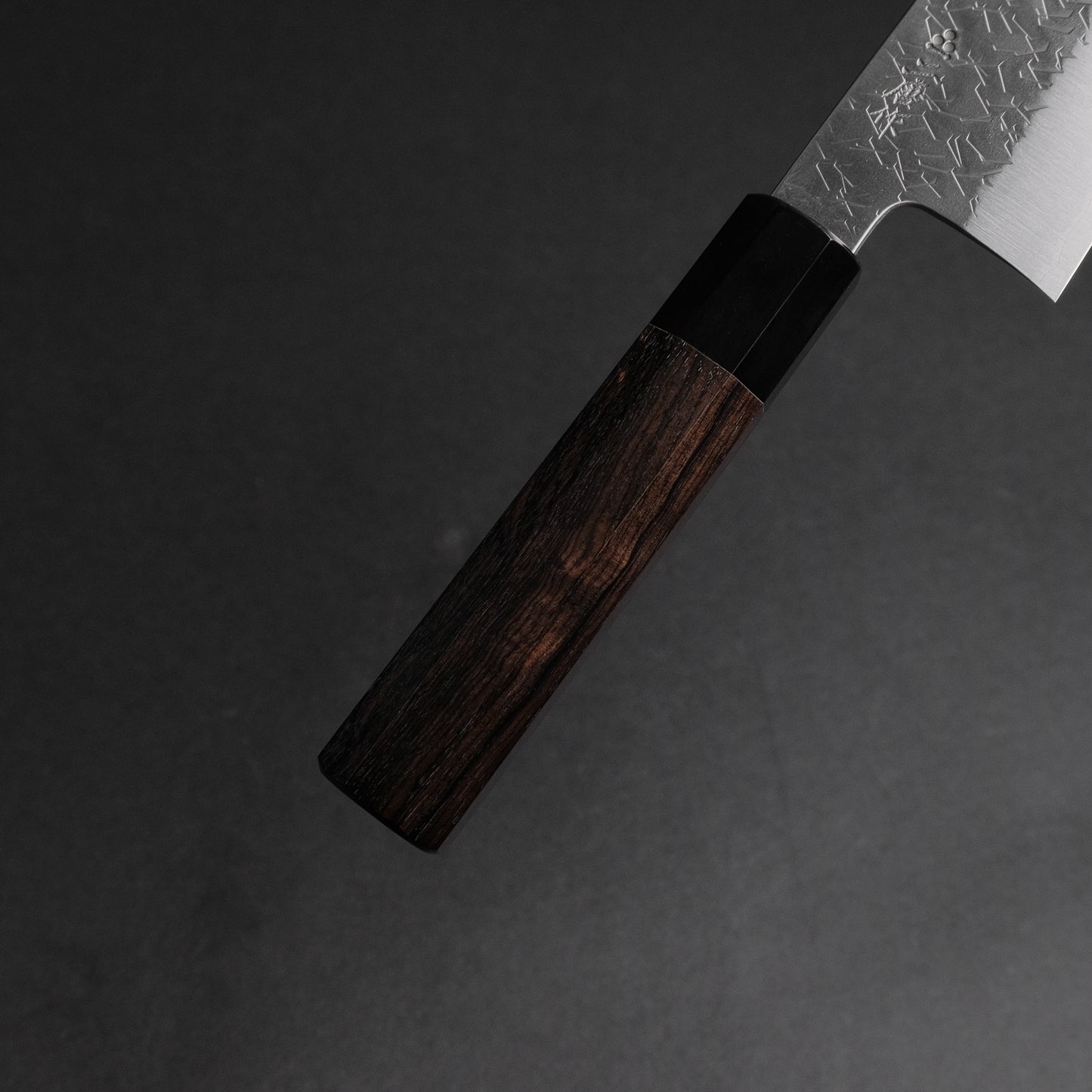 Nigara Blue Super Santoku 180mm Ebony Handle