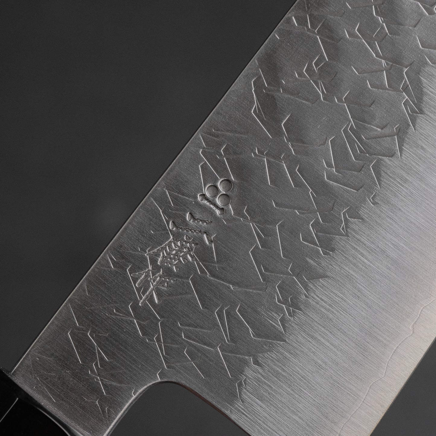 Nigara Blue Super Santoku 180mm Ebony Handle