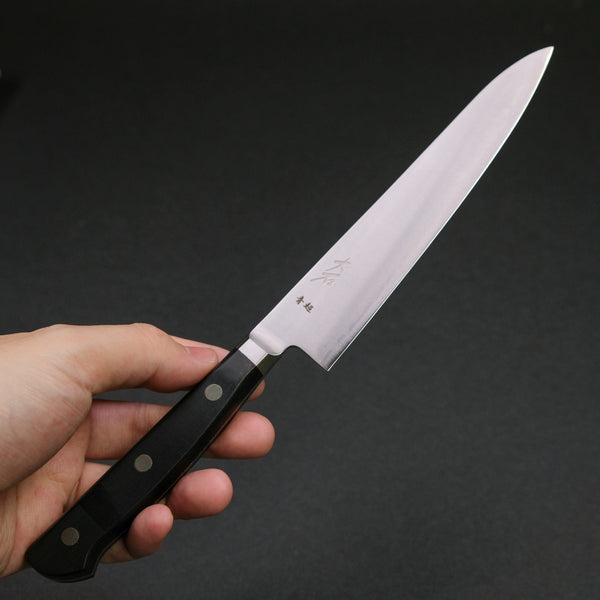 Ohishi Blue Super Petty 150mm Linen Micarta Handle