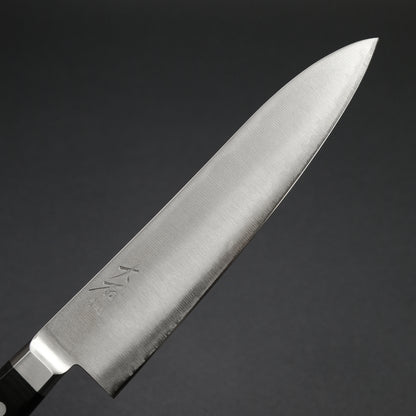 Ohishi Blue Super Stainless Clad Gyuto 210mm Linen Micarta Handle