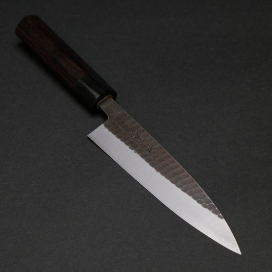 Ohishi Blue #2 Kurouchi Tsuchime Hiraki 165mm Rosewood Handle