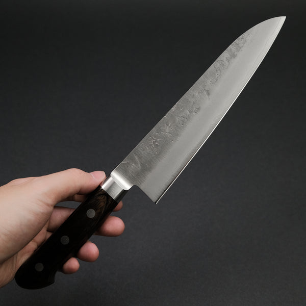 Ohishi Ginsan Nashiji Gyuto 180mm Pakka Handle