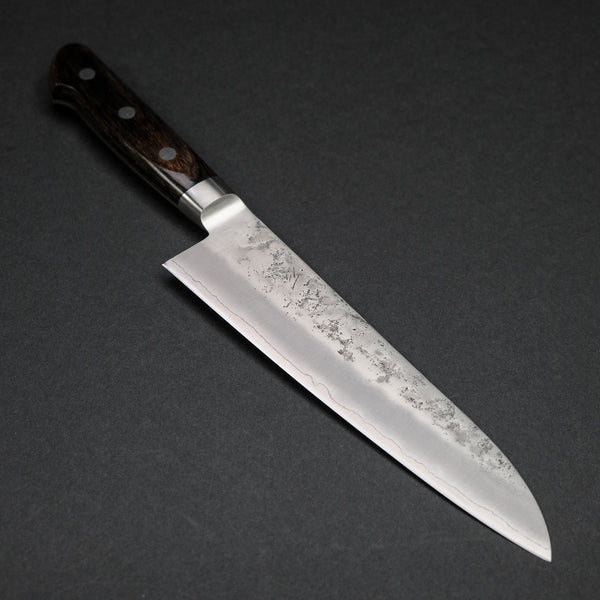Ohishi Ginsan Nashiji Gyuto 180mm Pakka Handle