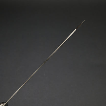 Ohishi Ginsan Nashiji Kiritsuke 210mm Pakka Handle
