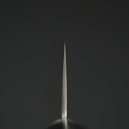Ohishi Ginsan Nashiji Kiritsuke 210mm Pakka Handle