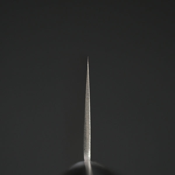Ohishi Ginsan Nashiji Kiritsuke 210mm Pakka Handle