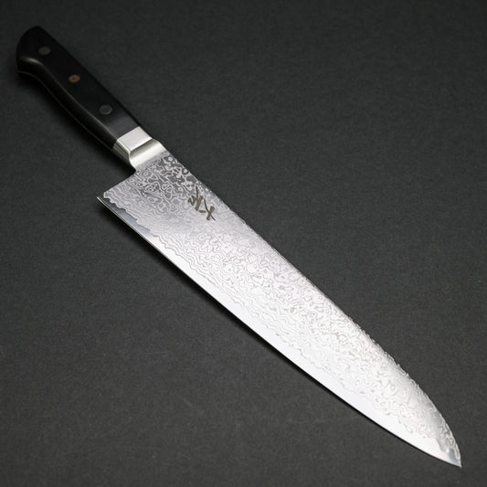 Ohishi Powder Metal Damascus Gyuto 240mm Linen Micarta Handle