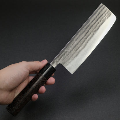 Ohishi SLD Tsuchime Nakiri 165mm Ebony Handle