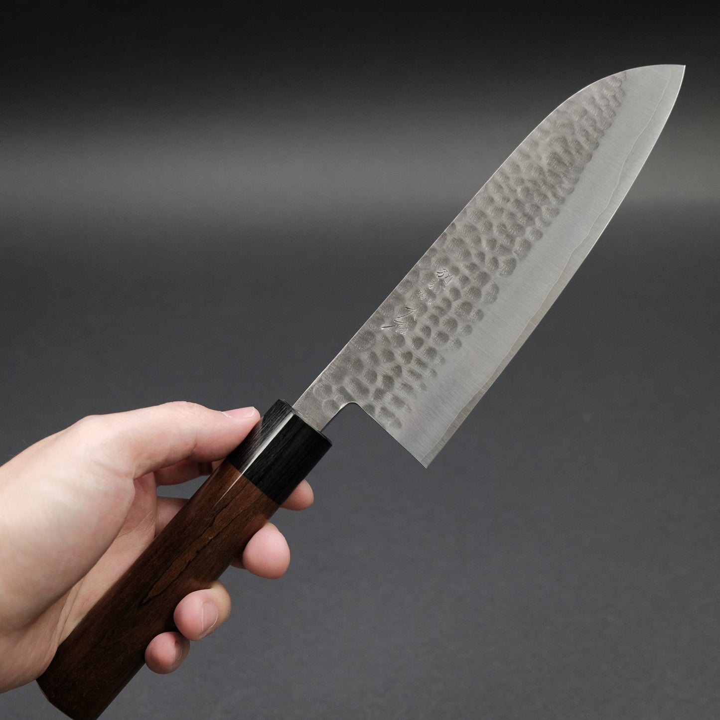 Ohishi SLD Tsuchime Santoku 165mm Maple Handle