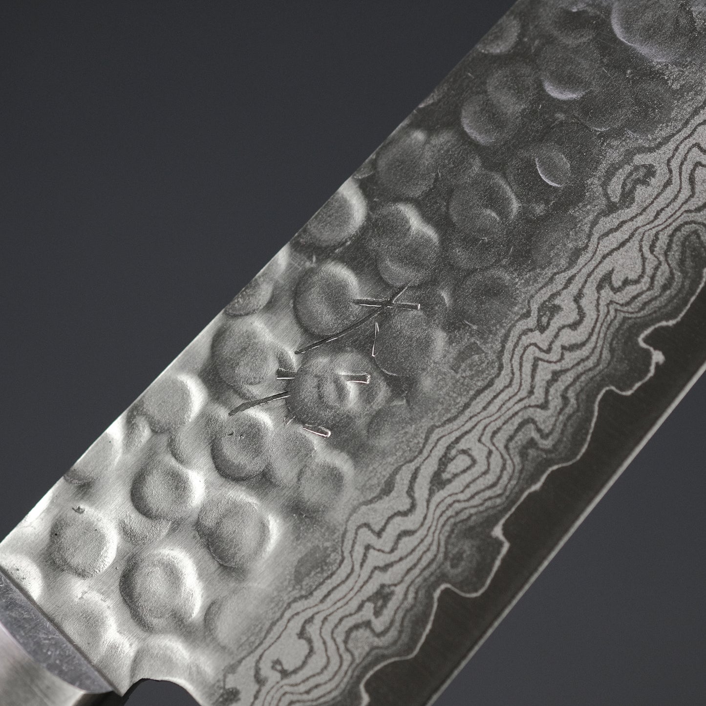 Ohishi VG10 Damascus Gyuto 180mm Mahogany Handle