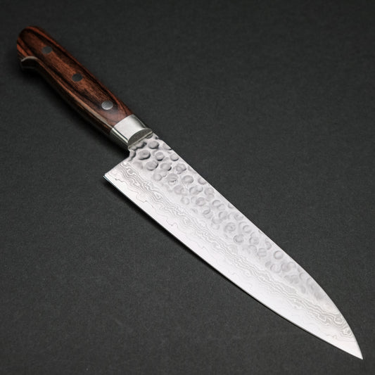 Ohishi VG10 Damascus Gyuto 180mm Mahogany Handle