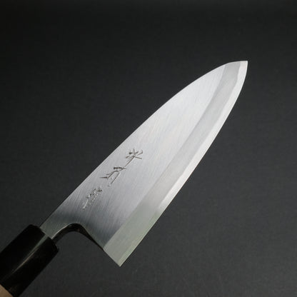 Sakai Kikumori Shironiko White #2 Deba 165mm Magnolia Handle