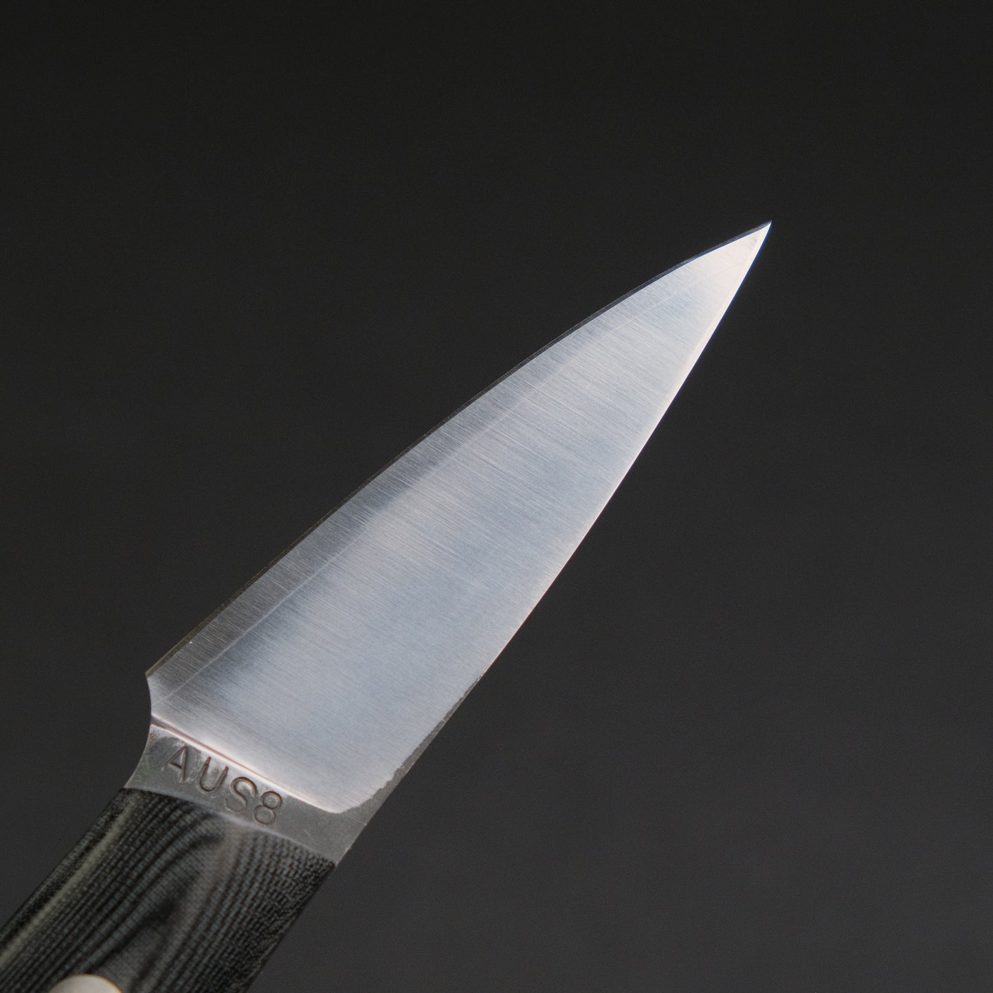 Seino AUS8 Fishing Utility Fixed Blade Linen Micarta Handle (#003)