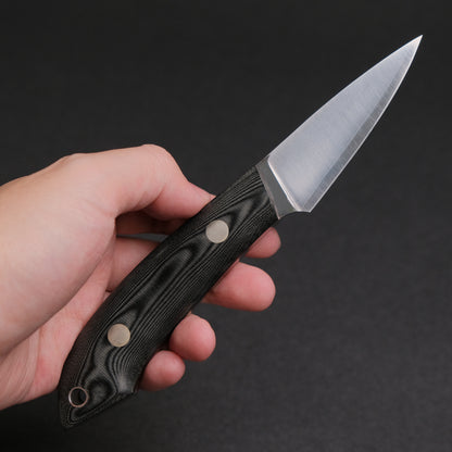 Seino AUS8 Fishing Utility Fixed Blade Linen Micarta Handle (#003)