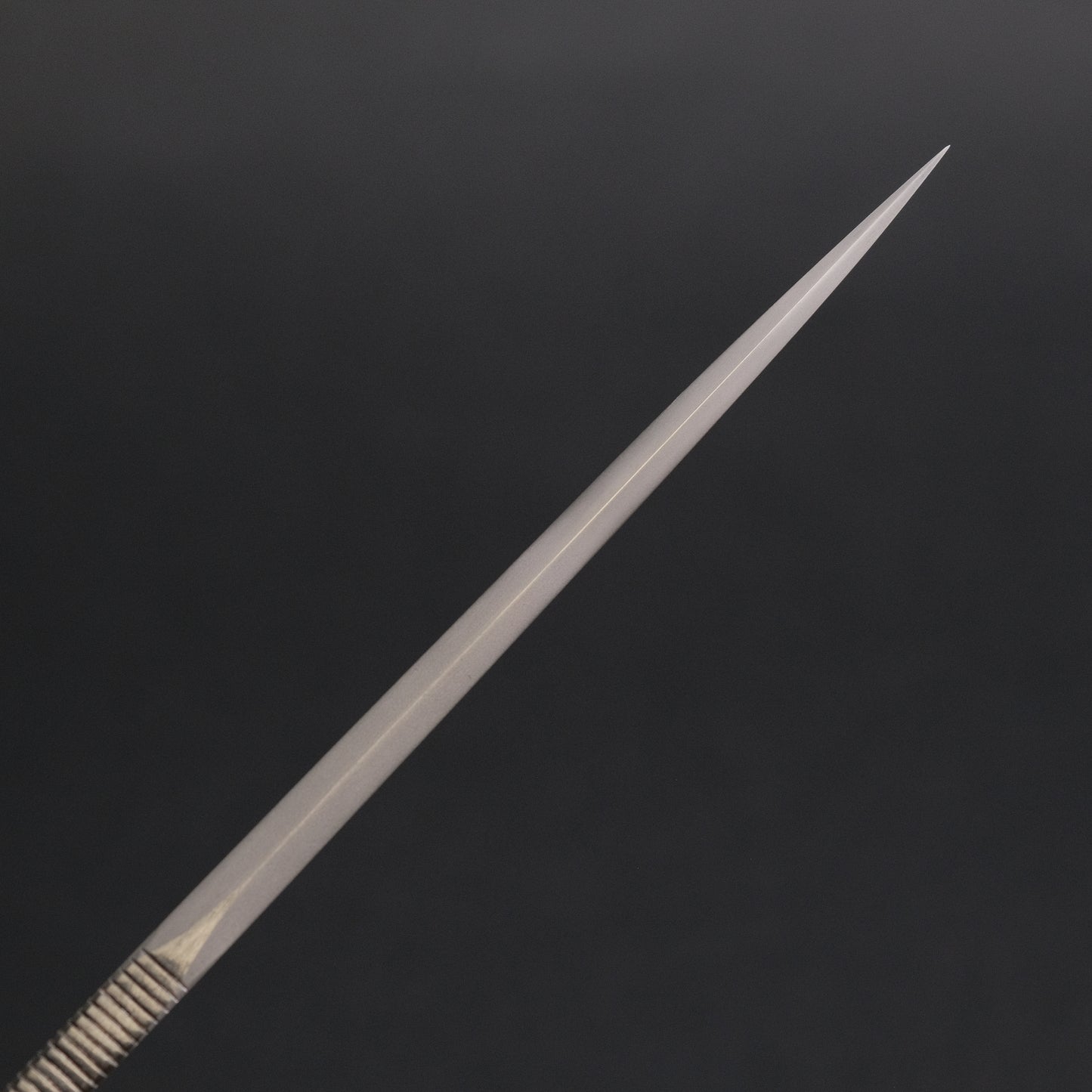 Seino Nagisa Blue #2 Honyaki Fixed Blade Stabilized Wood Handle (#005)