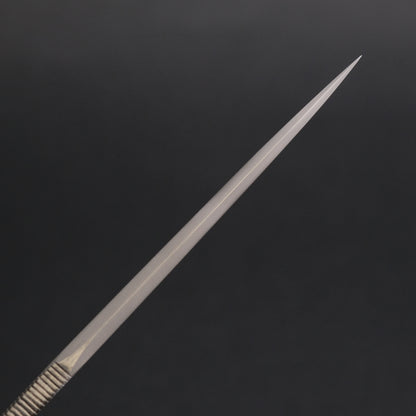 Seino Nagisa Blue #2 Honyaki Fixed Blade Stabilized Wood Handle (#005)