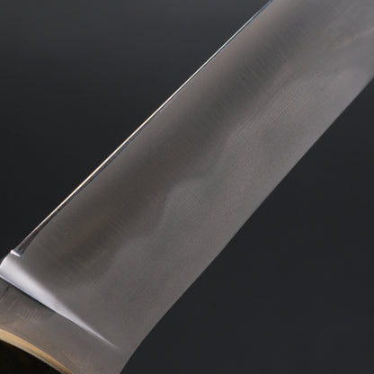 Seino Nagisa Blue #2 Honyaki Fixed Blade Stabilized Wood Handle (#005)