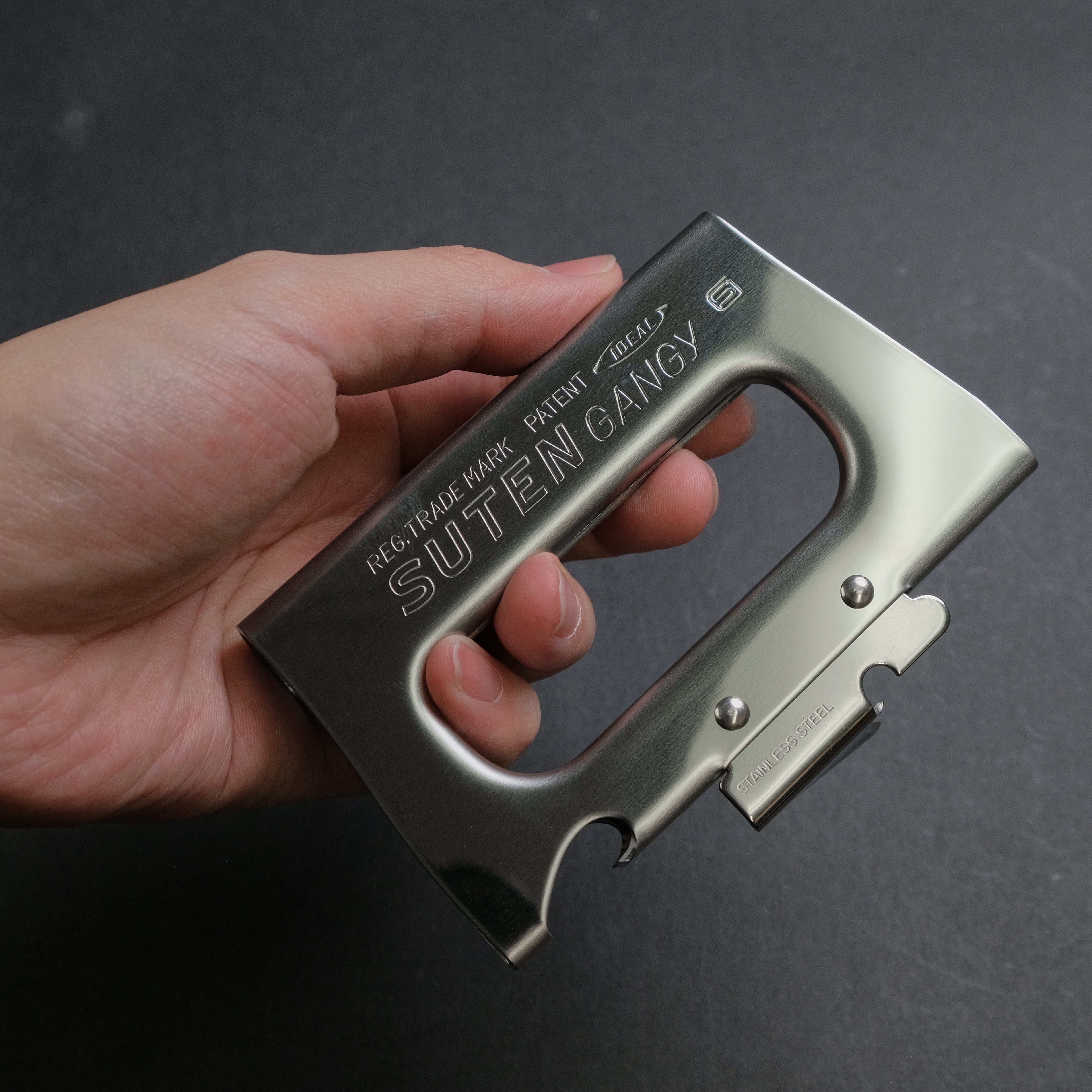 Shinkousha Gangy Kankiri Can Opener Stainless – Ai & Om Knives