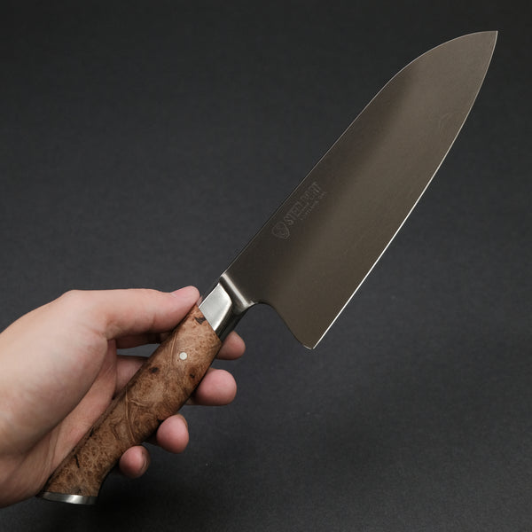 Steelport Chef Knife 180mm Maple Burl Handle