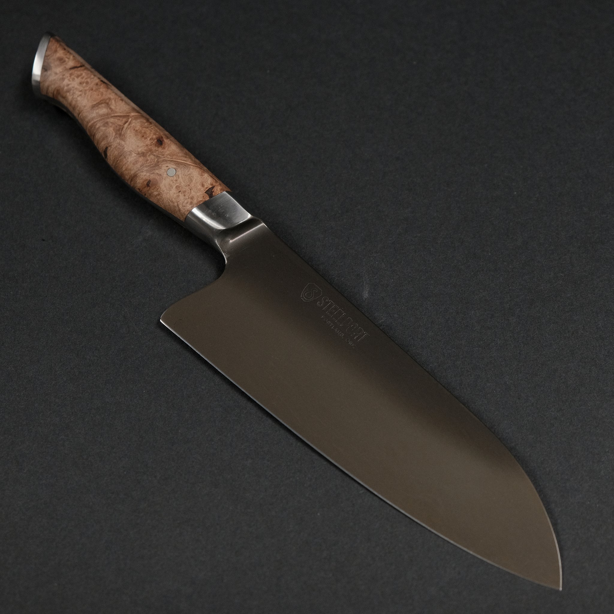 Steelport Chef Knife 180mm Maple Burl Handle