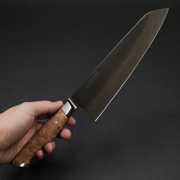 Steelport Chef Knife 210mm Maple Burl Handle