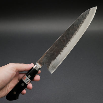 Teruyasu Fujiwara Denka Gyuto 210mm Pakka Wood Handle