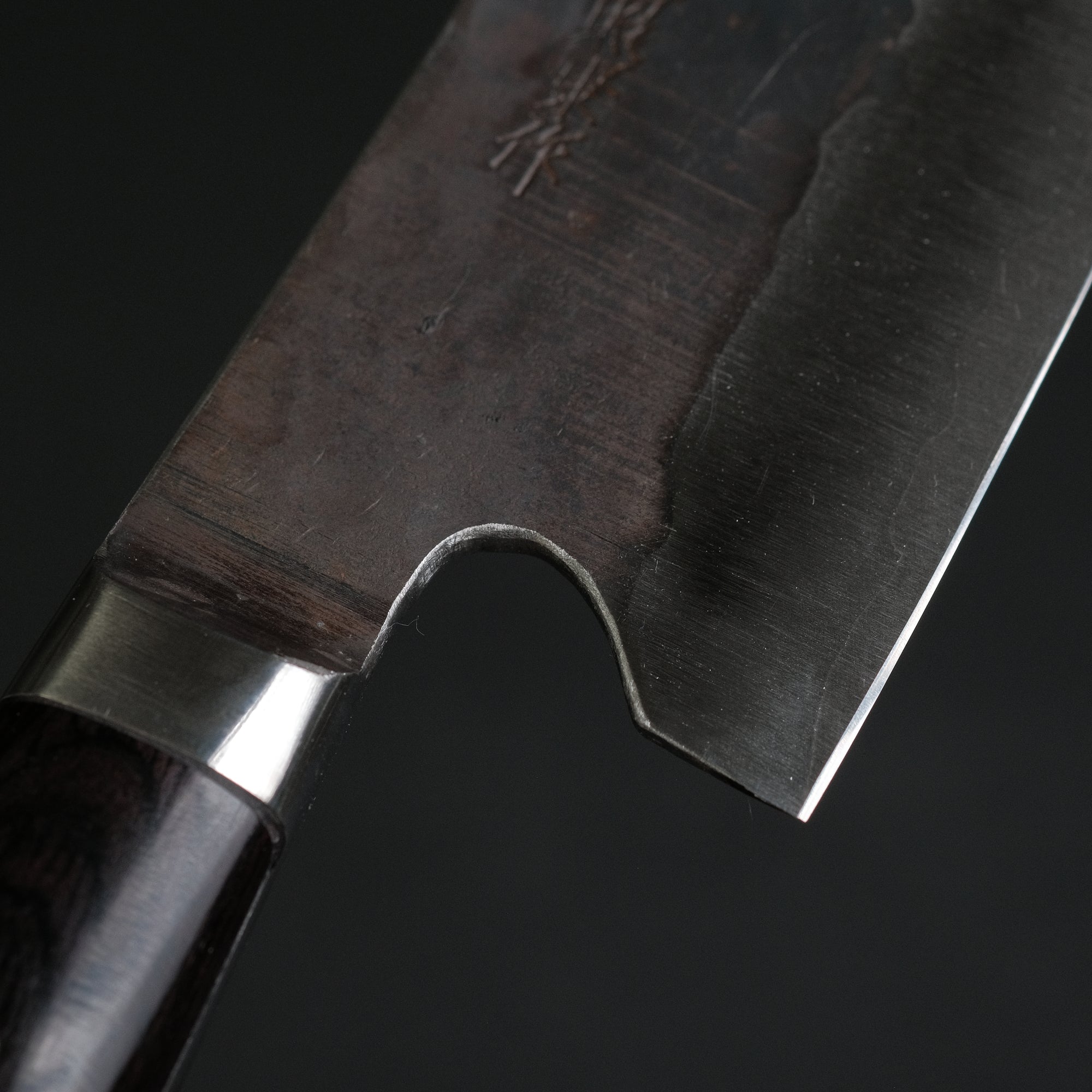 Teruyasu Fujiwara Denka Gyuto 240mm Pakka Wood Handle