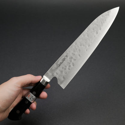 Teruyasu Fujiwara Maboroshi White #1 Gyuto 210mm Pakka Wood Handle