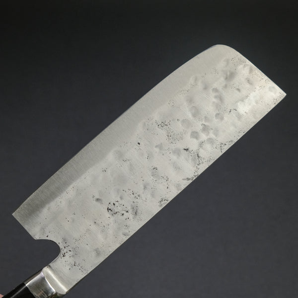 Teruyasu Fujiwara Maboroshi White #1 Nakiri 165mm Pakka Wood Handle