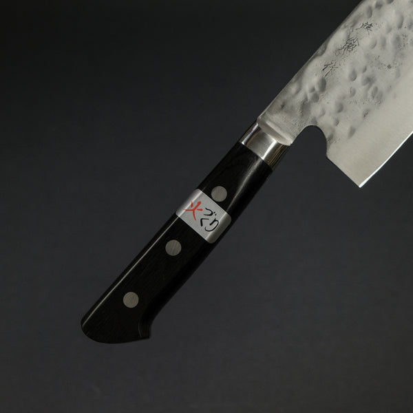 Teruyasu Fujiwara Maboroshi White #1 Nakiri 165mm Pakka Wood Handle