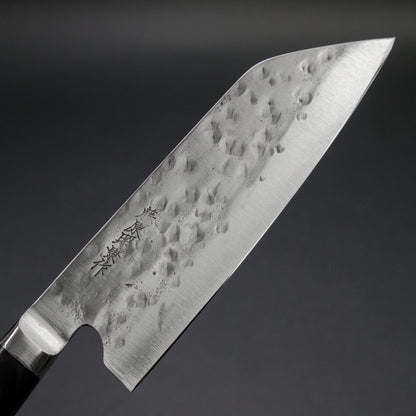 Teruyasu Fujiwara Maboroshi White #1 Santoku 165mm Pakka Wood Handle