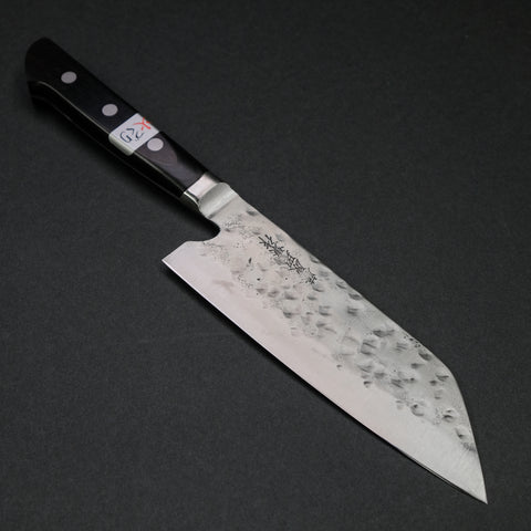Teruyasu Fujiwara Maboroshi White #1 Santoku 165mm Pakka Wood Handle