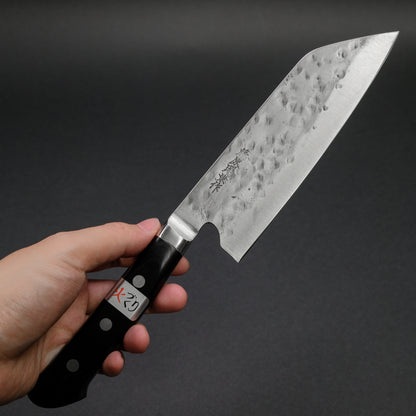 Teruyasu Fujiwara Maboroshi White #1 Santoku 165mm Pakka Wood Handle