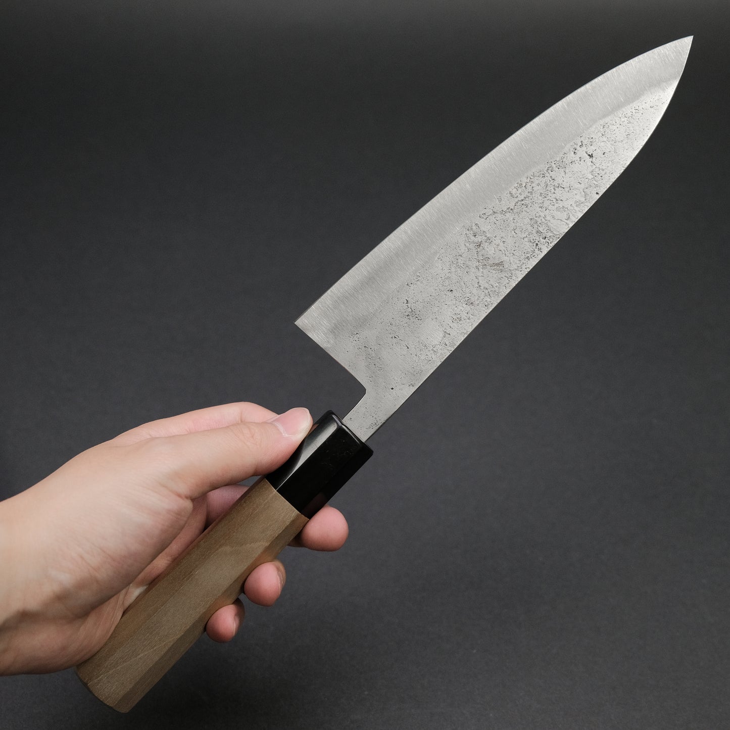 Teruyasu Fujiwara Nashiji White #1 Gyuto 180mm Ho Wood Handle
