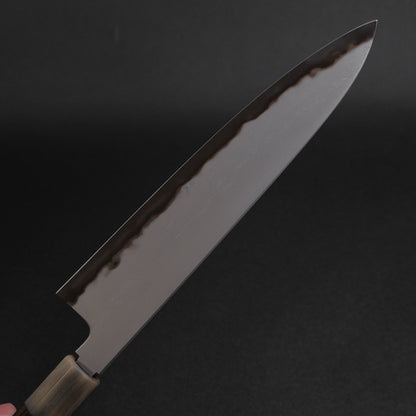 Tetsujin Blue #2 Metal Flow Gyuto 240mm Taihei Makassar Ebony Handle
