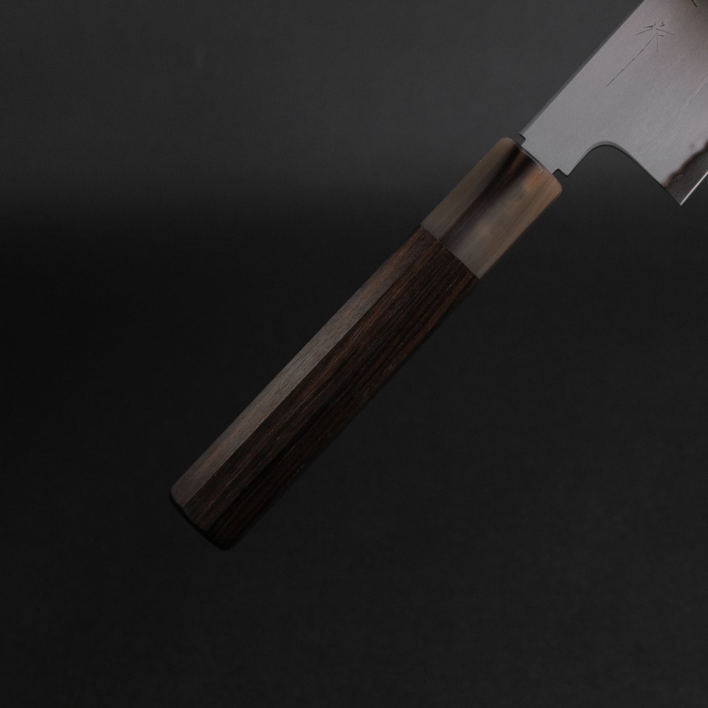 Tetsujin Blue #2 Metal Flow Gyuto 240mm Taihei Makassar Ebony Handle