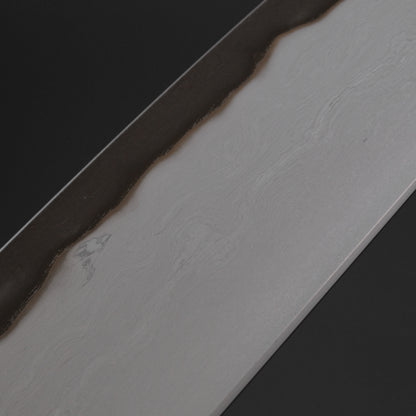 Tetsujin Blue #2 Metal Flow Gyuto 240mm Taihei Makassar Ebony Handle