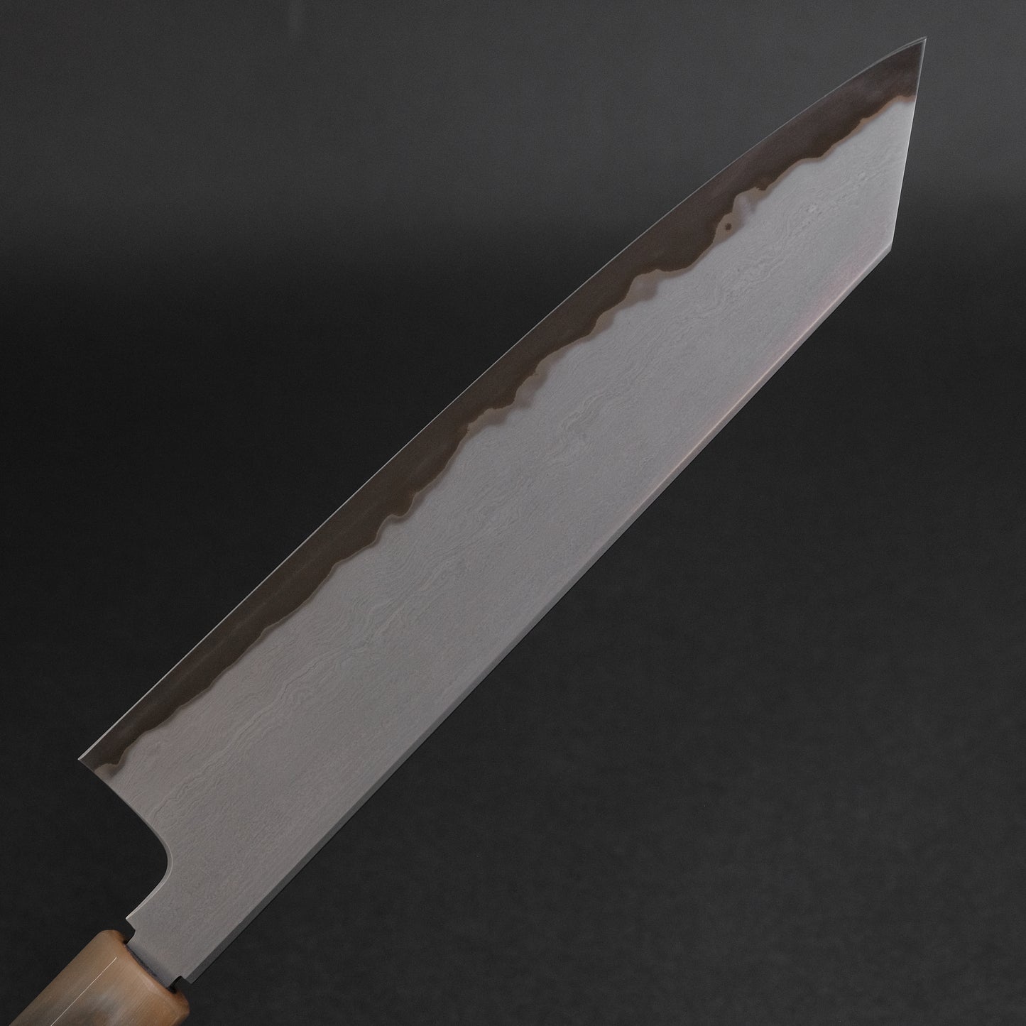 Tetsujin Blue #2 Metal Flow Kiritsuke Gyuto 240mm Taihei Makassar Ebony Handle