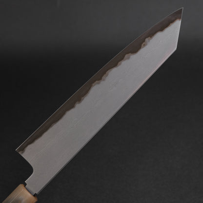 Tetsujin Blue #2 Metal Flow Kiritsuke Gyuto 240mm Taihei Makassar Ebony Handle