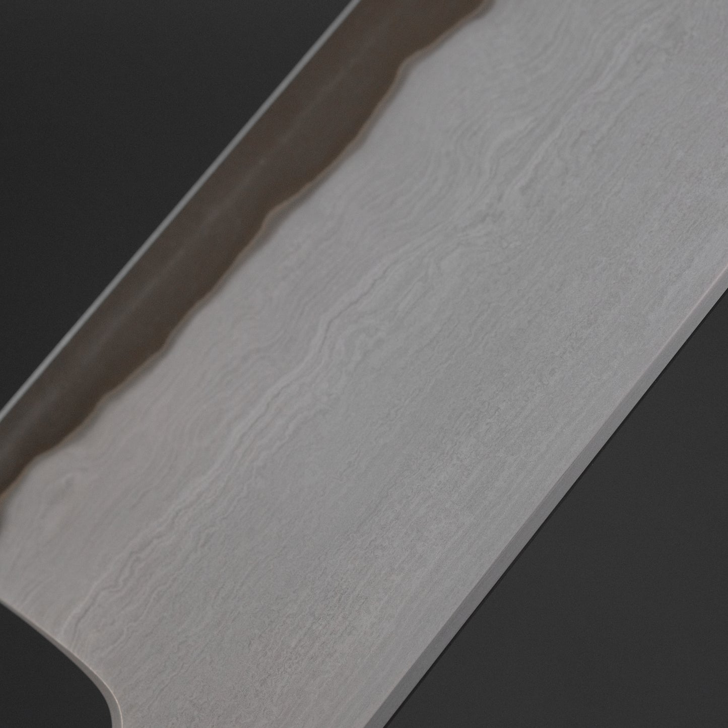 Tetsujin Blue #2 Metal Flow Kiritsuke Gyuto 240mm Taihei Makassar Ebony Handle