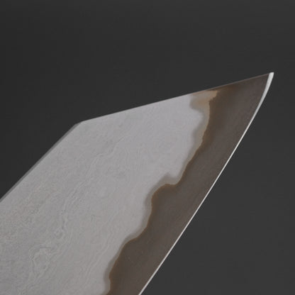 Tetsujin Blue #2 Metal Flow Kiritsuke Gyuto 240mm Taihei Makassar Ebony Handle