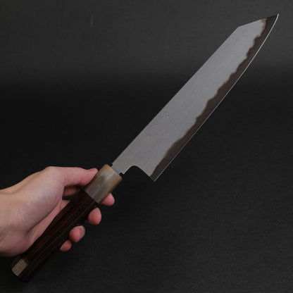 Tetsujin Blue #2 Metal Flow Kiritsuke Gyuto 240mm Taihei Makassar Ebony Handle