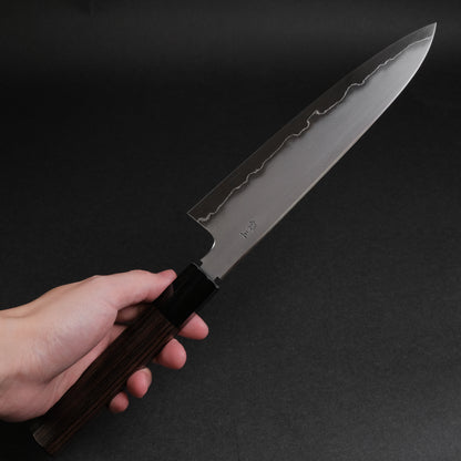 Tetsujin Silver #3 Kasumi Gyuto 210mm Taihei Makassar Ebony Handle