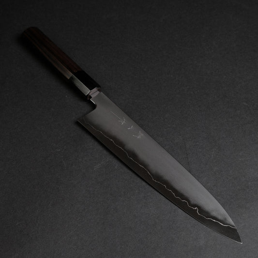 Tetsujin Silver #3 Kasumi Gyuto 240mm Taihei Makassar Ebony Handle