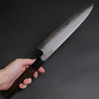 Tetsujin Silver #3 Kasumi Gyuto 240mm Taihei Makassar Ebony Handle