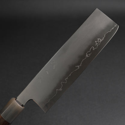 Tetsujin Silver #3 Kasumi Nakiri 180mm Taihei Makassar Ebony Handle