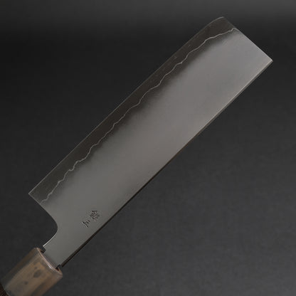 Tetsujin Silver #3 Kasumi Nakiri 180mm Taihei Makassar Ebony Handle